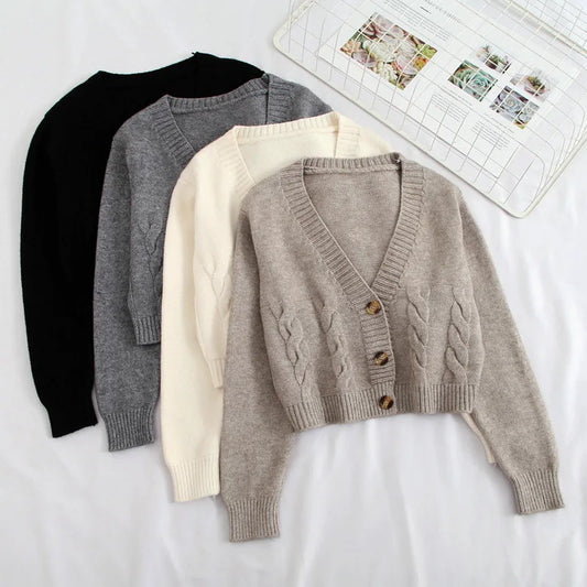 Carys Twist Knit Cardigan
