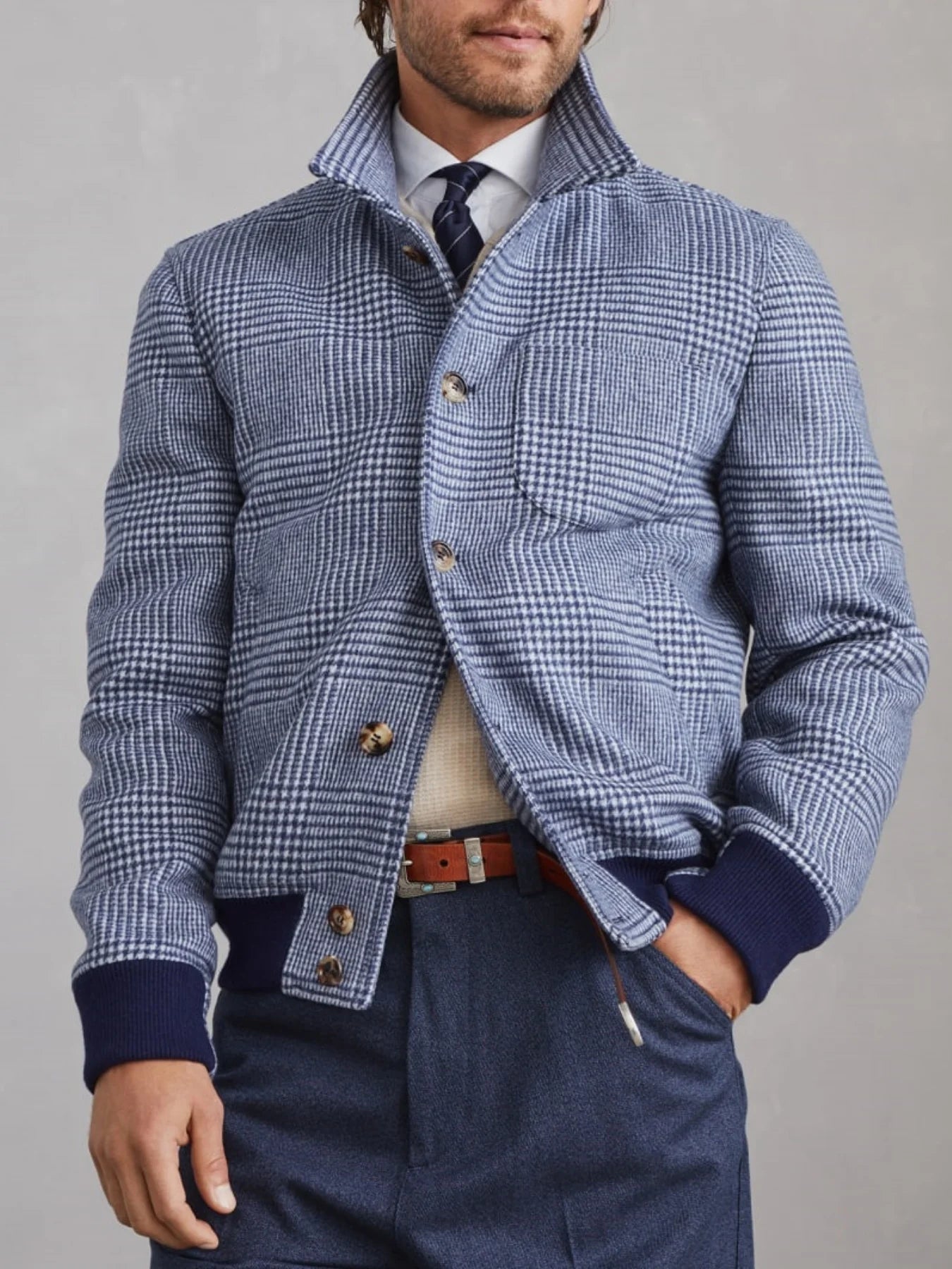Nuno Plaid Jacket