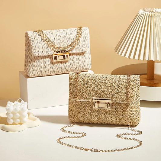 Isla Woven Chain Bag
