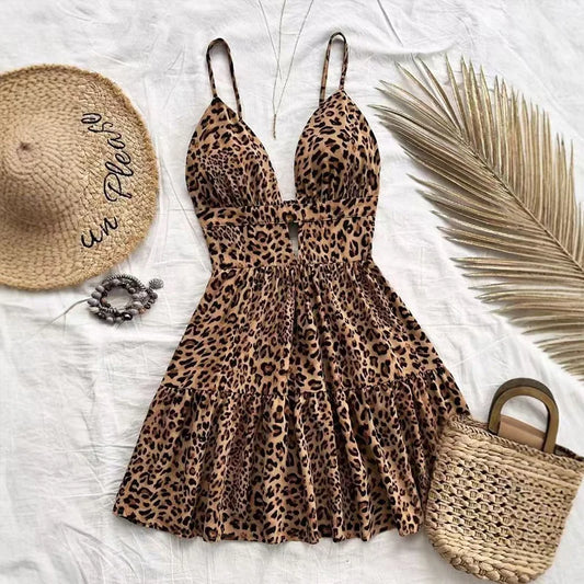 Liana Leopard Dress