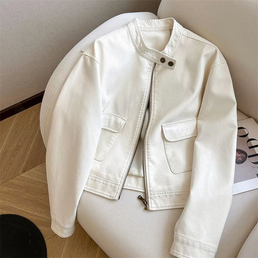 Livia Short Leather Jacket