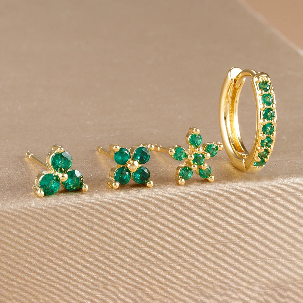 Aria Gold Earring Set