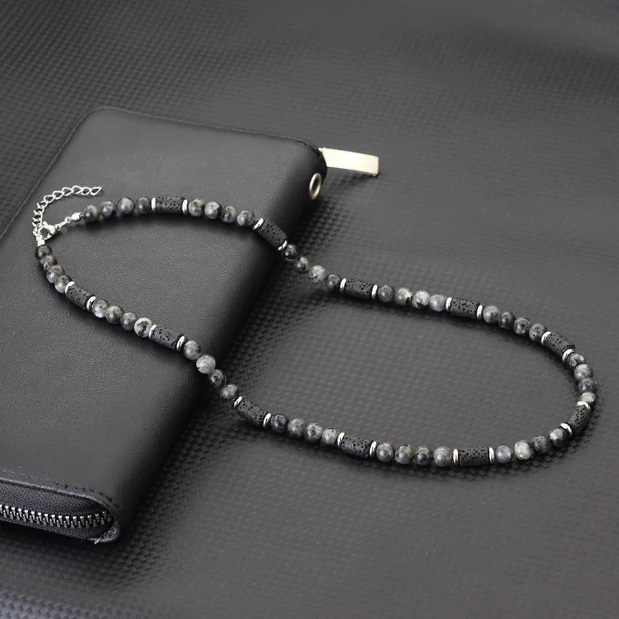 Orion Stone Bead Necklace