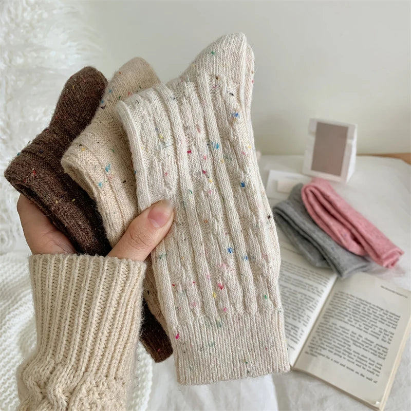 Aria Wool Crew Socks