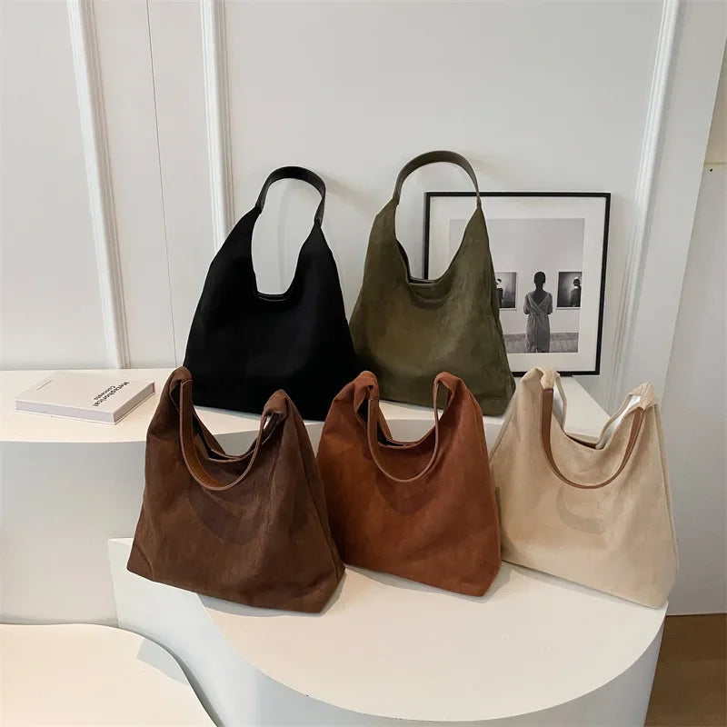 Freya Suede Shoulder Bag