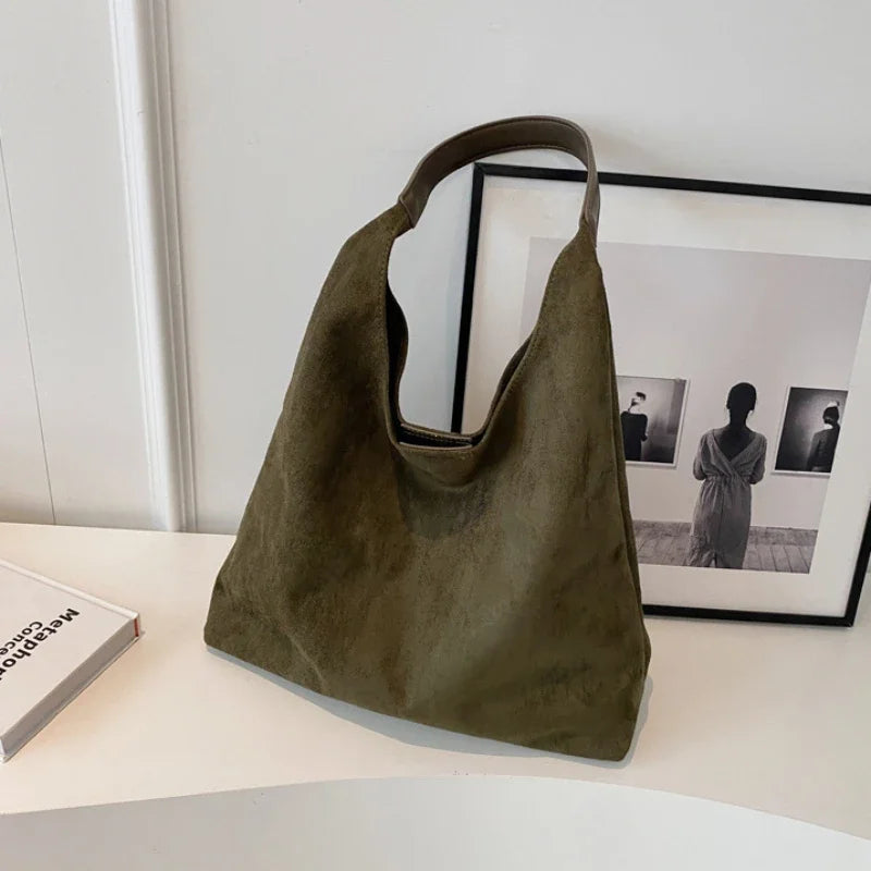 Freya Suede Shoulder Bag
