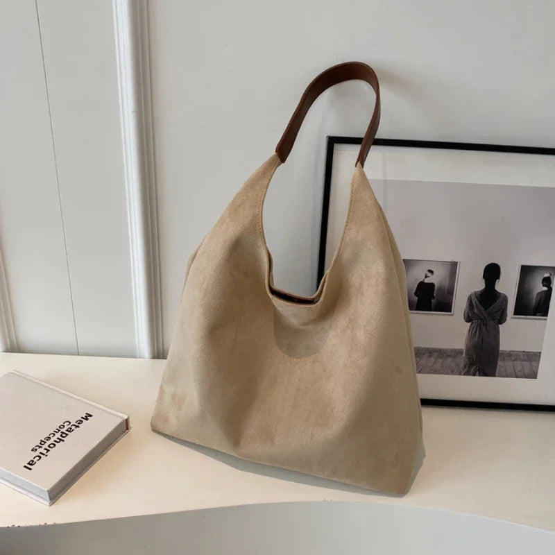 Freya Suede Shoulder Bag