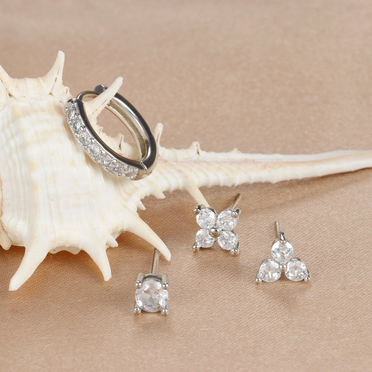 Aria Gold Earring Set