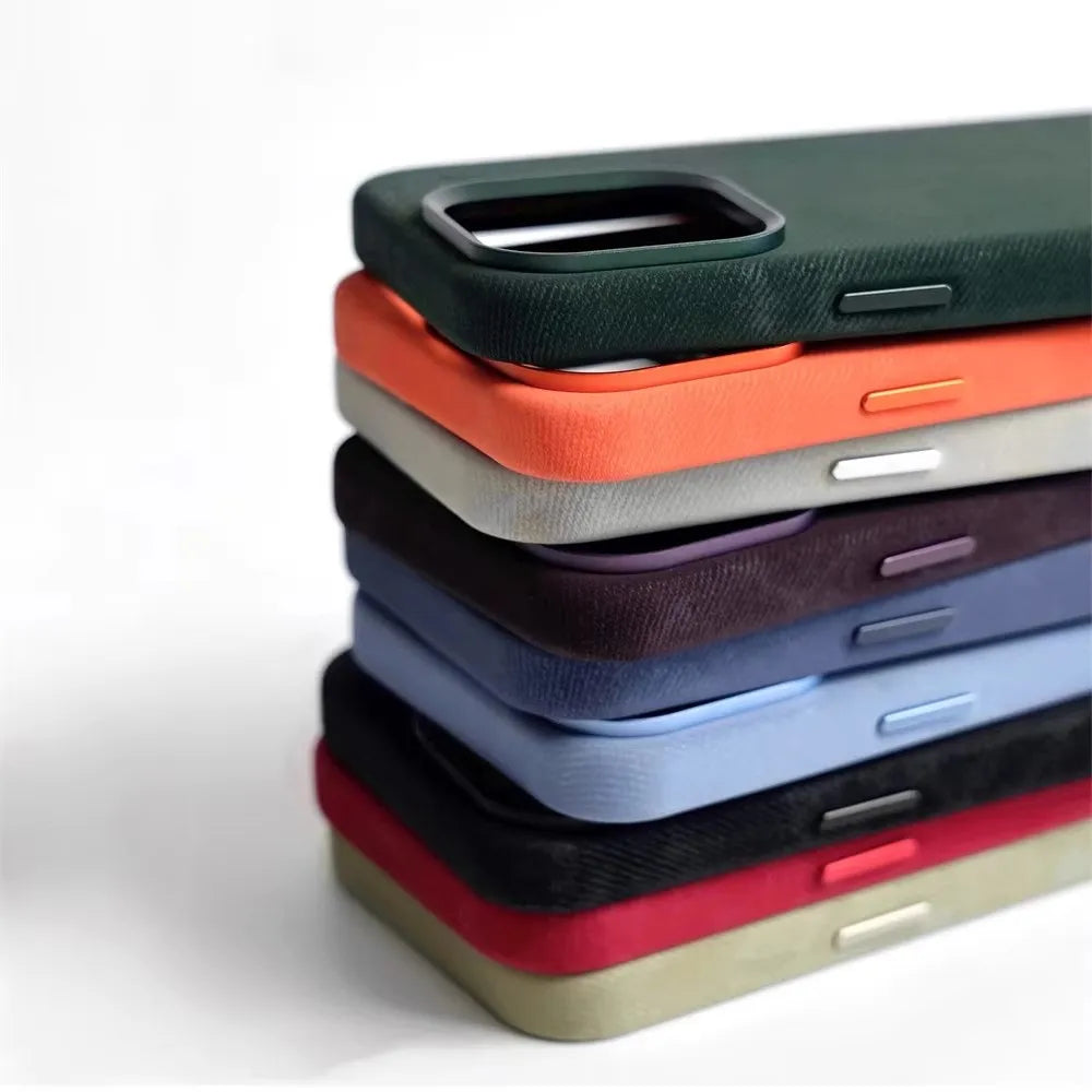 LuxeFiber Magnetic Leather Case