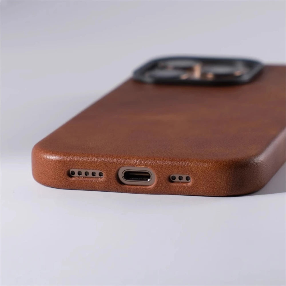 Verona Retro MagSafe Leather Case