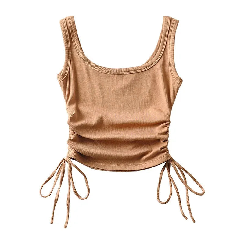 Aria Drawstring Tank