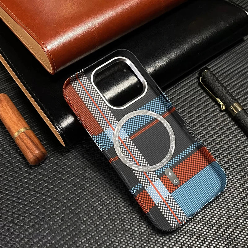 Stratos Plaid MagSafe Case
